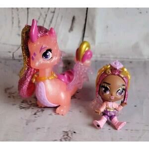 Hatchimals Crystal Charlotte & Draggle Gliders Sparkle Horse Pink